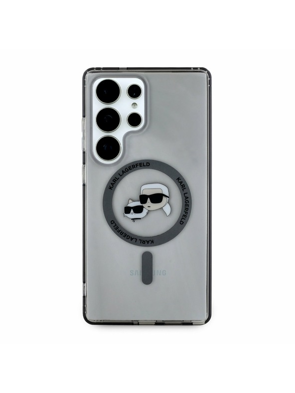 Karl Lagerfeld Karl Lagerfeld IML K&CH Heads MagSafe Zadnji ovoj za Samsung Galaxy S25 Ultra Black
