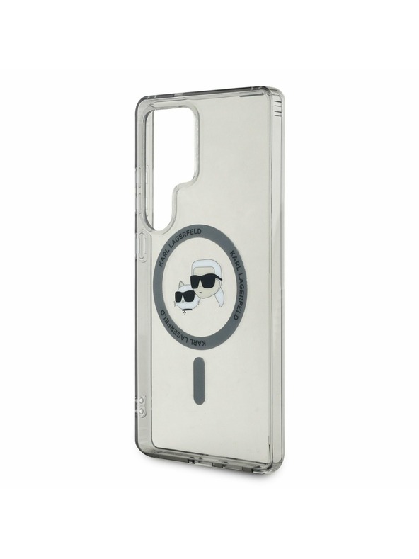 Karl Lagerfeld Karl Lagerfeld IML K&CH Heads MagSafe Zadnji ovoj za Samsung Galaxy S25 Ultra Black