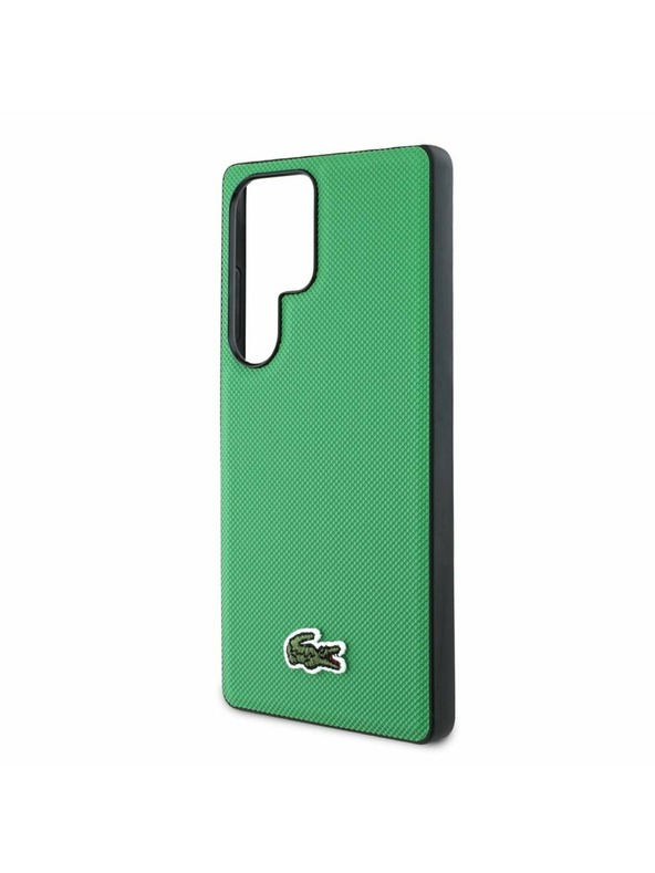 Lacoste Lacoste Iconic Petit Pique Woven Logo MagSafe Zadnji ovoj za Samsung Galaxy S25 Ultra Green