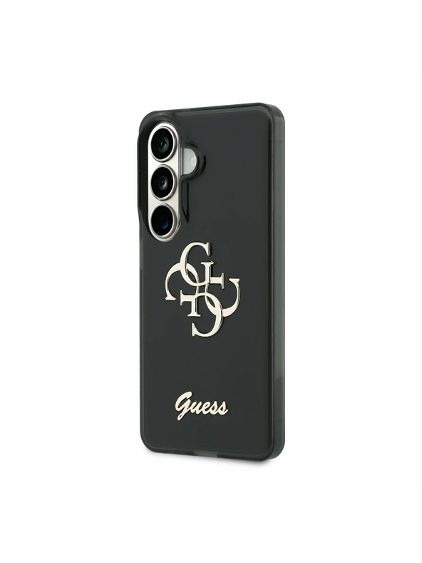 Guess Guess IML 4G Script Metal Logo Zadnji ovoj za Samsung Galaxy 26 Black