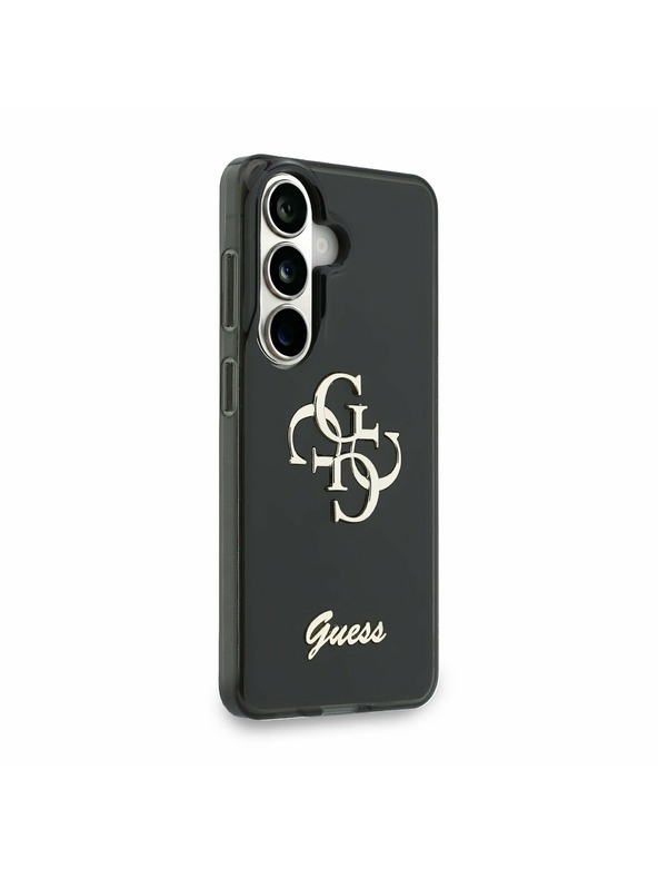 Guess Guess IML 4G Script Metal Logo Zadnji ovoj za Samsung Galaxy 26 Black