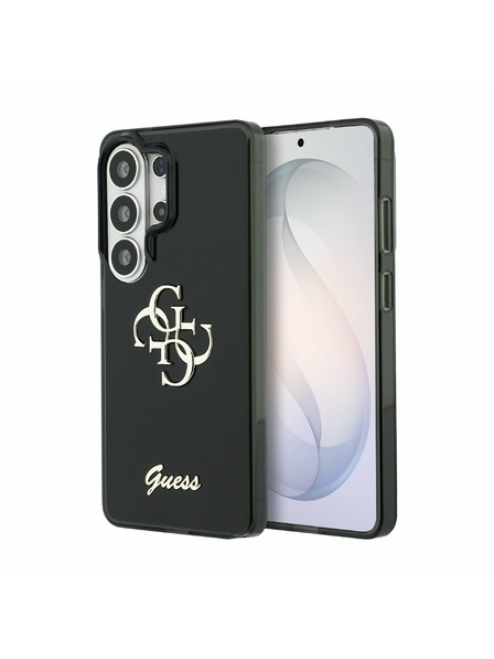 Guess Guess IML 4G Script Metal Logo Zadnji ovoj za Samsung Galaxy 26 Ultra Black