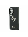 Guess Guess IML 4G Script Metal Logo Zadnji ovoj za Samsung Galaxy 26 Ultra Black