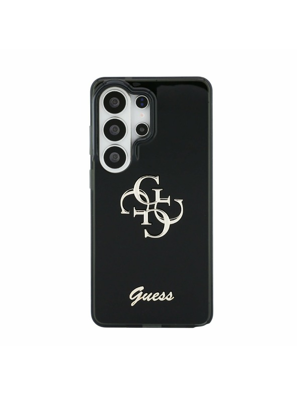 Guess Guess IML 4G Script Metal Logo Zadnji ovoj za Samsung Galaxy 26 Ultra Black