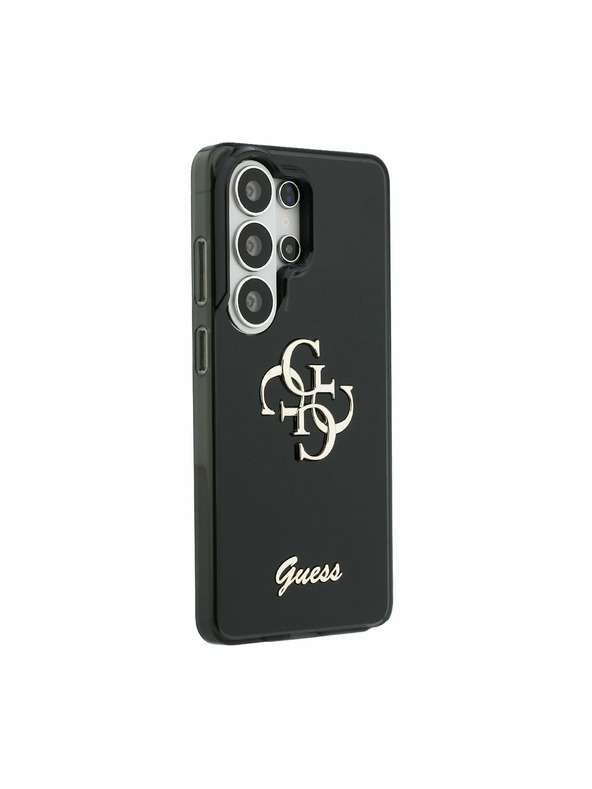 Guess Guess IML 4G Script Metal Logo Zadnji ovoj za Samsung Galaxy 26 Ultra Black