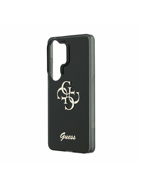 Guess Guess IML 4G Script Metal Logo Zadnji ovoj za Samsung Galaxy 26 Ultra Black