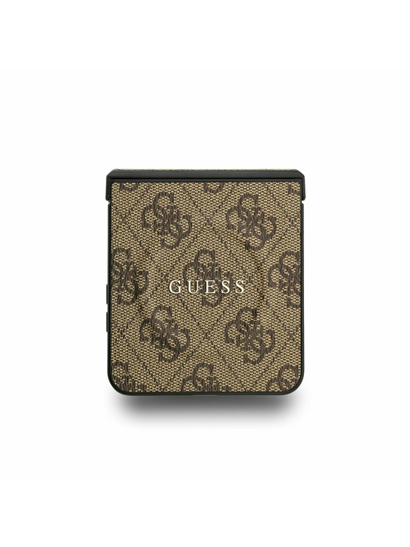 Guess Guess PU Leather 4G Colored Ring Magnetic Zadnji ovoj za Samsung Galaxy Z Flip 7 Brown