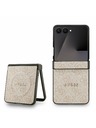 Guess Guess PU Leather 4G Colored Ring Magnetic Zadnji ovoj za Samsung Galaxy Z Flip 7 Pink