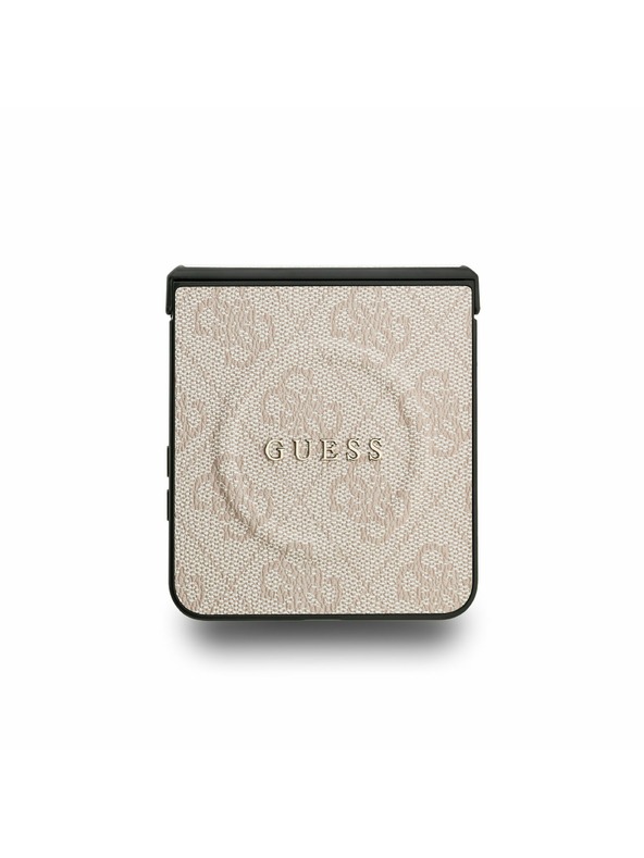 Guess Guess PU Leather 4G Colored Ring Magnetic Zadnji ovoj za Samsung Galaxy Z Flip 7 Pink