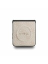 Guess Guess PU Leather 4G Colored Ring Magnetic Zadnji ovoj za Samsung Galaxy Z Flip 7 Pink