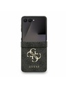 Guess Guess PU 4G Metal Logo Zadnji ovoj za Samsung Galaxy Z Flip 7 Grey