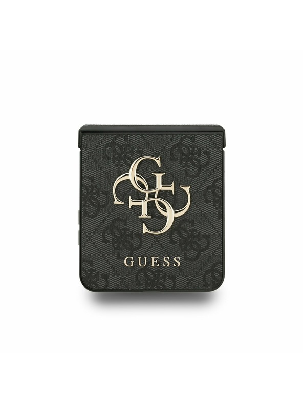 Guess Guess PU 4G Metal Logo Zadnji ovoj za Samsung Galaxy Z Flip 7 Grey