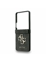 Guess Guess PU 4G Metal Logo Zadnji ovoj za Samsung Galaxy Z Flip 7 Grey