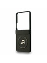 Karl Lagerfeld Karl Lagerfeld PU Karl and Choupette Heads Magnetic Zadnji ovoj za Samsung Galaxy Z Flip 7 Black