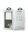 Karl Lagerfeld Karl Lagerfeld PU Karl and Choupette Heads Magnetic Zadnji ovoj za Samsung Galaxy Z Flip 7 Black