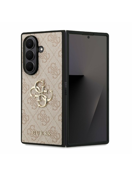 Guess Guess PU 4G Metal Logo Zadnji ovoj za Samsung Galaxy Z Fold 7 Pink