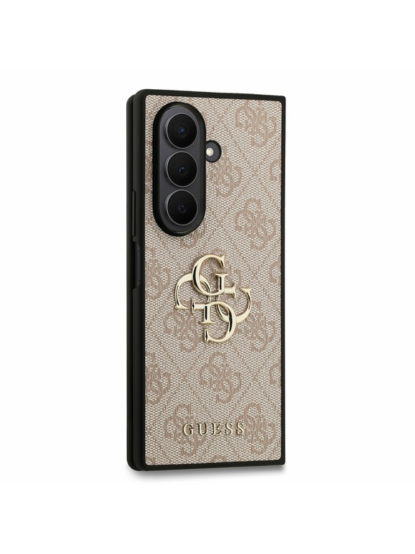 Guess Guess PU 4G Metal Logo Zadnji ovoj za Samsung Galaxy Z Fold 7 Pink