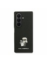 Karl Lagerfeld Karl Lagerfeld PU Saffiano Karl and Choupette Zadnji ovoj za Samsung Galaxy Z Fold 7 Black