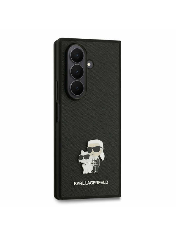 Karl Lagerfeld Karl Lagerfeld PU Saffiano Karl and Choupette Zadnji ovoj za Samsung Galaxy Z Fold 7 Black