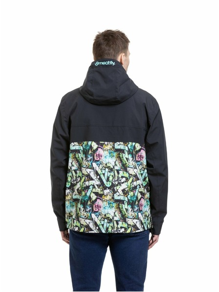 Meatfly Meatfly moška street jakna Garen Black / Graffiti