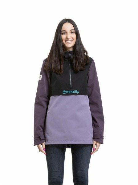 Meatfly Meatfly ženska street jakna Kalle Black / Violet