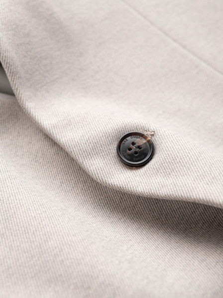 Ombre Clothing Ombre Clothing moška rjava jakna s stoječim ovratnikom