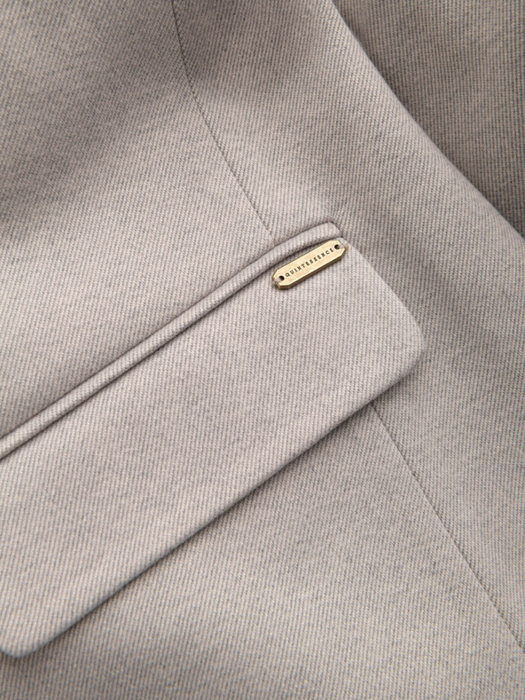 Ombre Clothing Ombre Clothing moška rjava jakna s stoječim ovratnikom