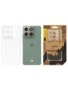 Tactical Tactical TPU Plyo Zaščita za Motorola Edge 70 Fusion Transparent