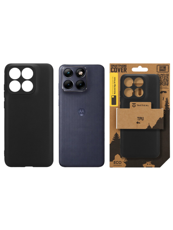 Tactical Tactical TPU Zaščita za Motorola Edge 70 Fusion Black