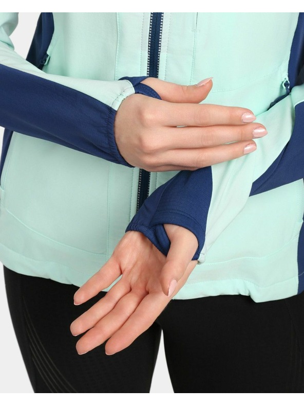 Kilpi Ženska softshell tekaška jakna Kilpi BALEO-W Mentolna