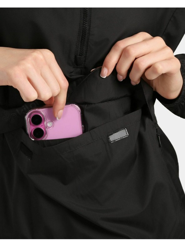 Kilpi Ženska vetrovka tekaška jakna Kilpi ANORI-W Črna