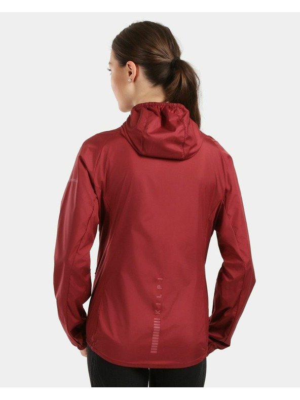 Kilpi Ženska lahka vetrovka Kilpi ROSA-W Temno rdeča