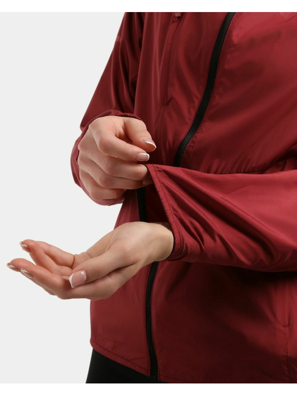 Kilpi Ženska lahka vetrovka Kilpi ROSA-W Temno rdeča