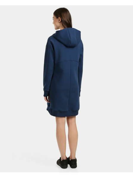 Kilpi Ženski dolg pulover s kapuco Kilpi HEYDEN-W Temno modra