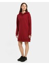 Kilpi Ženski dolg pulover s kapuco Kilpi HEYDEN-W Temno rdeča