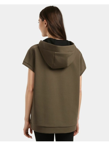 Kilpi Ženski pulover s kapuco Kilpi DIAN-W Kaki