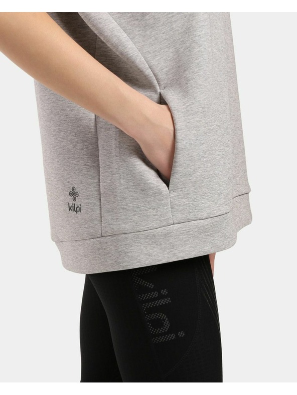 Kilpi Ženski pulover s kapuco Kilpi DIAN-W Svetlo siva