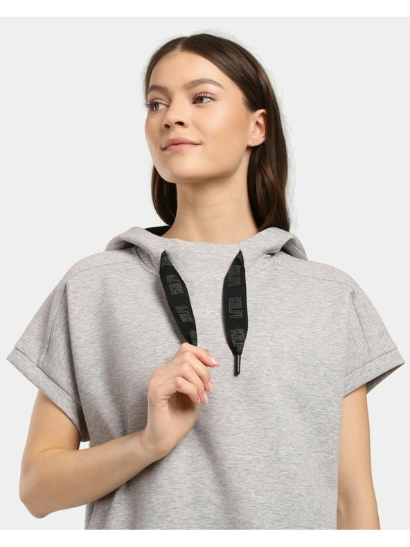 Kilpi Ženski pulover s kapuco Kilpi DIAN-W Svetlo siva