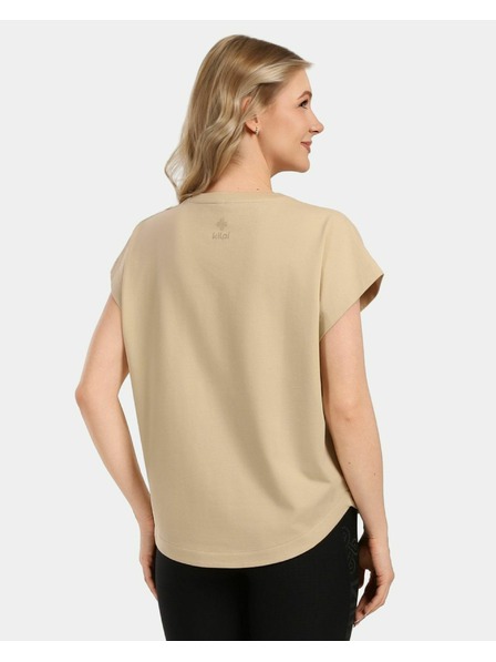Kilpi Ženske bombažne majice Kilpi NELLIM-W Bež