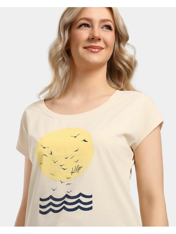 Kilpi Žensko funkcionalno majico Kilpi ARONY-W Bež