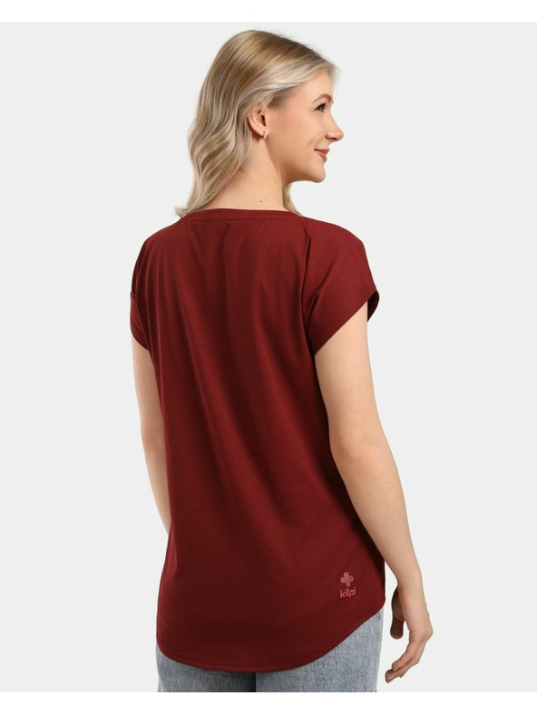 Kilpi Žensko funkcionalno majico Kilpi ARONY-W Temno rdeča