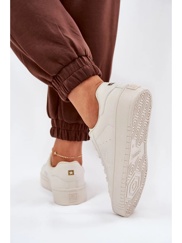 BIG STAR SHOES Ženske superge iz ECO usnja Big Star – bež