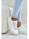 BIG STAR SHOES Ženske superge na platformi topline Big Star – bele