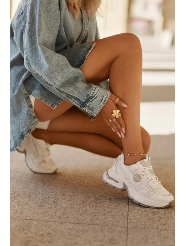 BIG STAR SHOES Ženske superge Big Star – bele