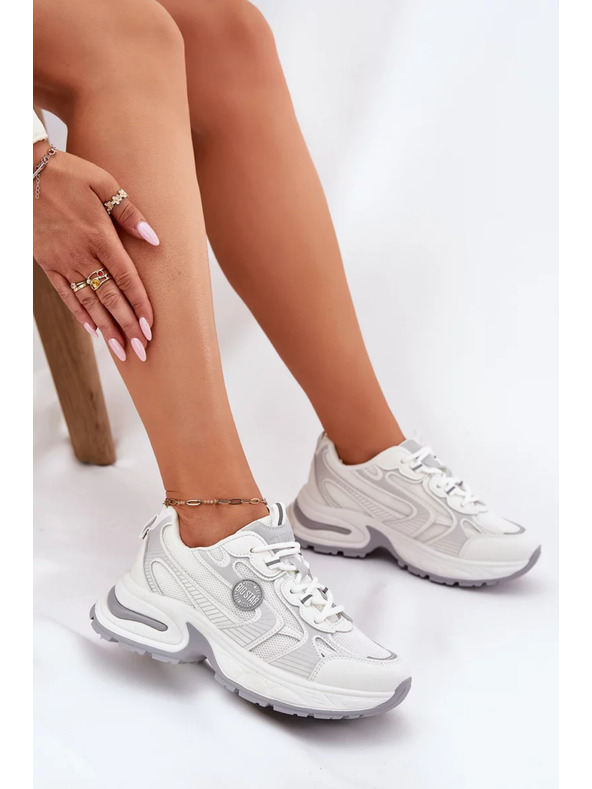 BIG STAR SHOES Ženske superge Big Star – bele