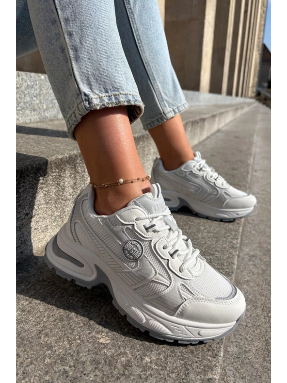 BIG STAR SHOES Ženske superge Big Star – bele