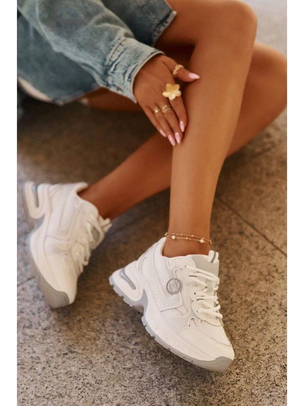 BIG STAR SHOES Ženske superge Big Star – bele