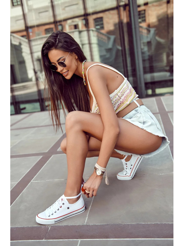 BIG STAR SHOES Legendarične ženske superge Big Star - bele