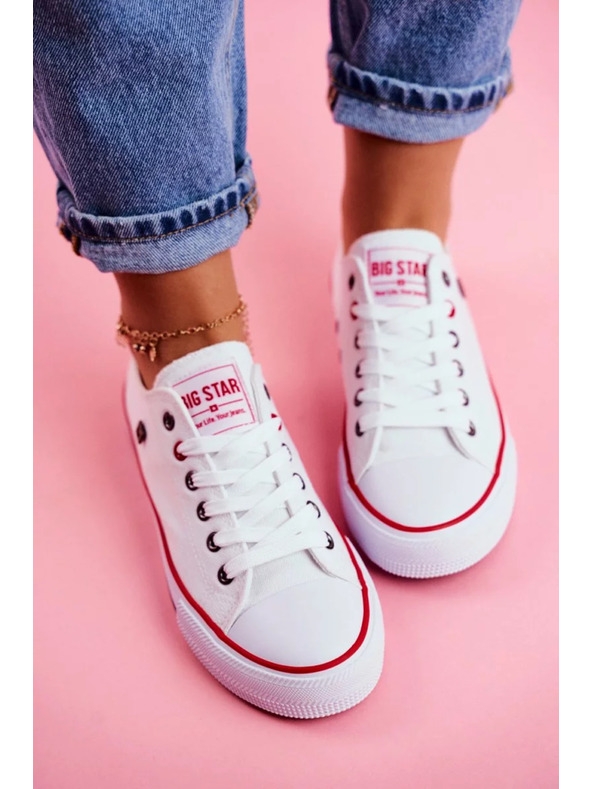 BIG STAR SHOES Legendarične ženske superge Big Star - bele