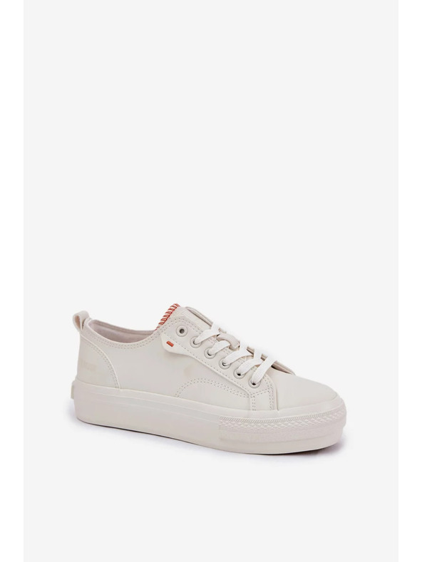 BIG STAR SHOES Ženske superge na platformi Big Star – svetlo bež